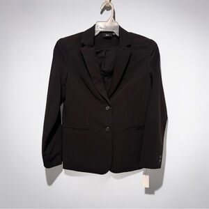 Classic Black 2-Button Tailored Blazer - Size 8